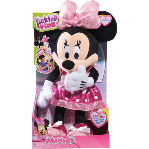 minnie mouse tickled pink plush