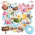 thumbnail image 5 of 35pcs-50pcs Tropical Stickers Kids Vacation Stickers Summer Beach PVC Stickers for Laptops Suitcases, 5 of 9