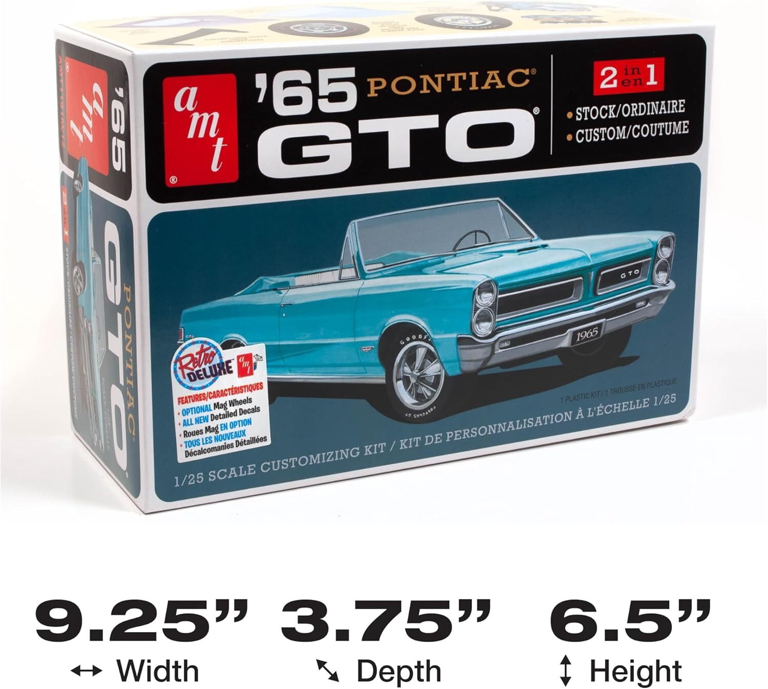 AMT 1965 Pontiac GTO 2T 1/25 Scale Model Kit