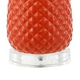 thumbnail image 4 of JONATHAN Y Pineapple 23" Classic Vintage Ceramic LED Table Lamp, Orange/Gold, JYL4019E, 4 of 7