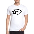 thumbnail image 1 of Playera Blanca Camiseta Unisex Estampada Estrella Y2k, 1 of 4