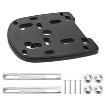 Worgeous 1 Set Universal Motorcycle Rear Tail Box Base Plate in Plastic Material Adapter for Motorcycle Rear Luggage Rack Trunk Trunk Floor Panel