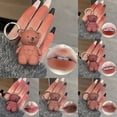 thumbnail image 4 of 1Pc Lindo Oso Mate Labios Barro Terciopelo Pequeño Y Portátil Llavero Lápiz Labial Glaseado Cosméticos Brillo De, 4 of 4