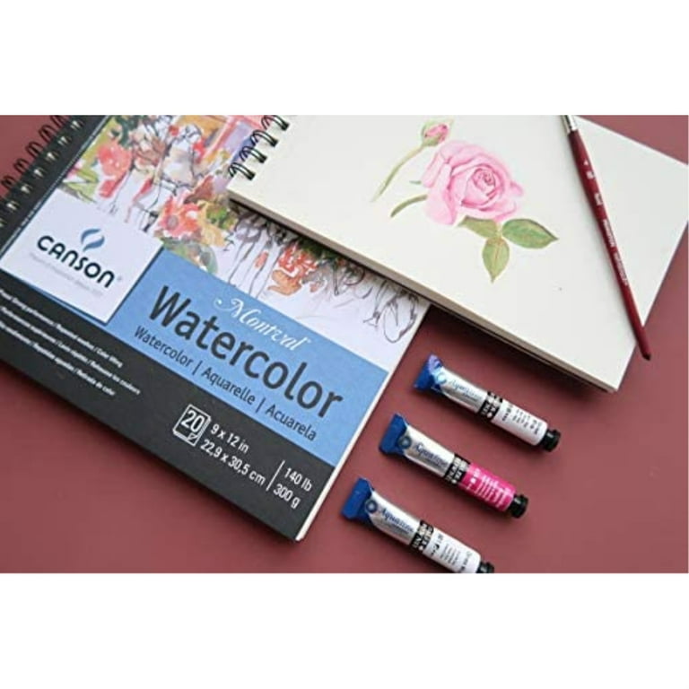 Canson Artist Series Watercolor Book, 5.5in x 8.5in, 20 Sheets/Pad 