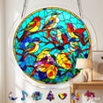 thumbnail image 3 of Acrylic Puzzles Suncatcher, 83 Pieces 7.87In Scenic Meadow & Wildflower Sun Catcher, DIY Acrylic Puzzle Kit, Window & Patio Display, 3 of 5