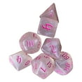 thumbnail image 5 of yotijay 3xAcrylic Polyhedral Dices Toys Math Teaching for Parties Table Games Pink, 5 of 9