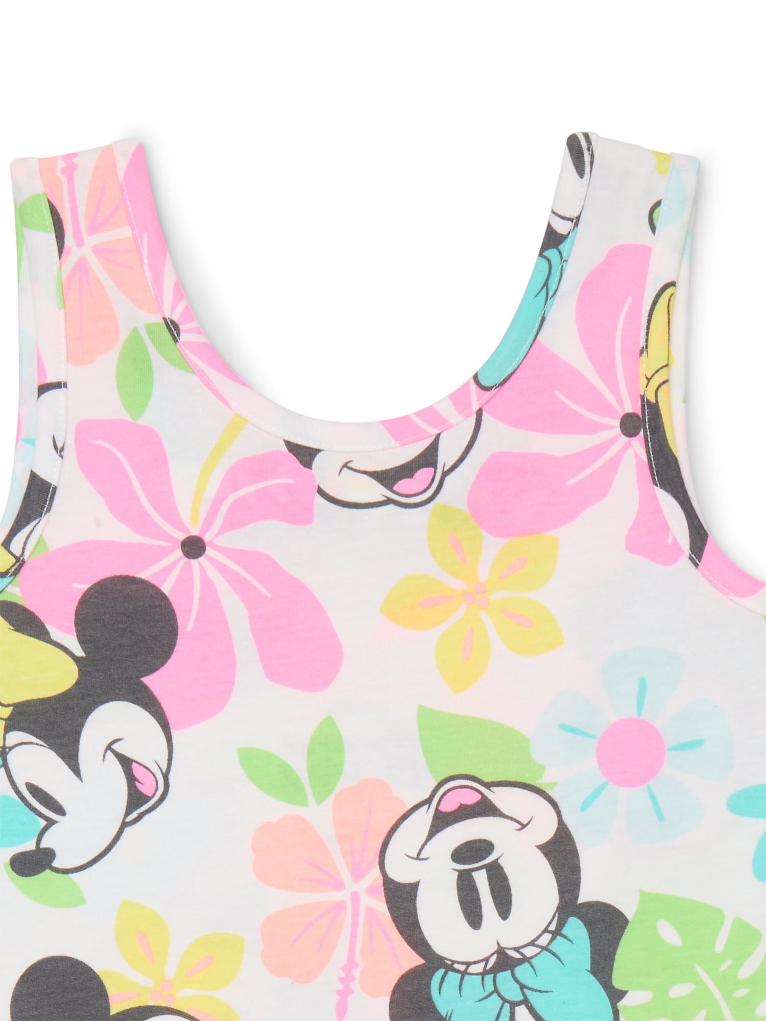 Minnie Mouse Girls Tank Printed Dropwaist Dress, Sizes 4-12