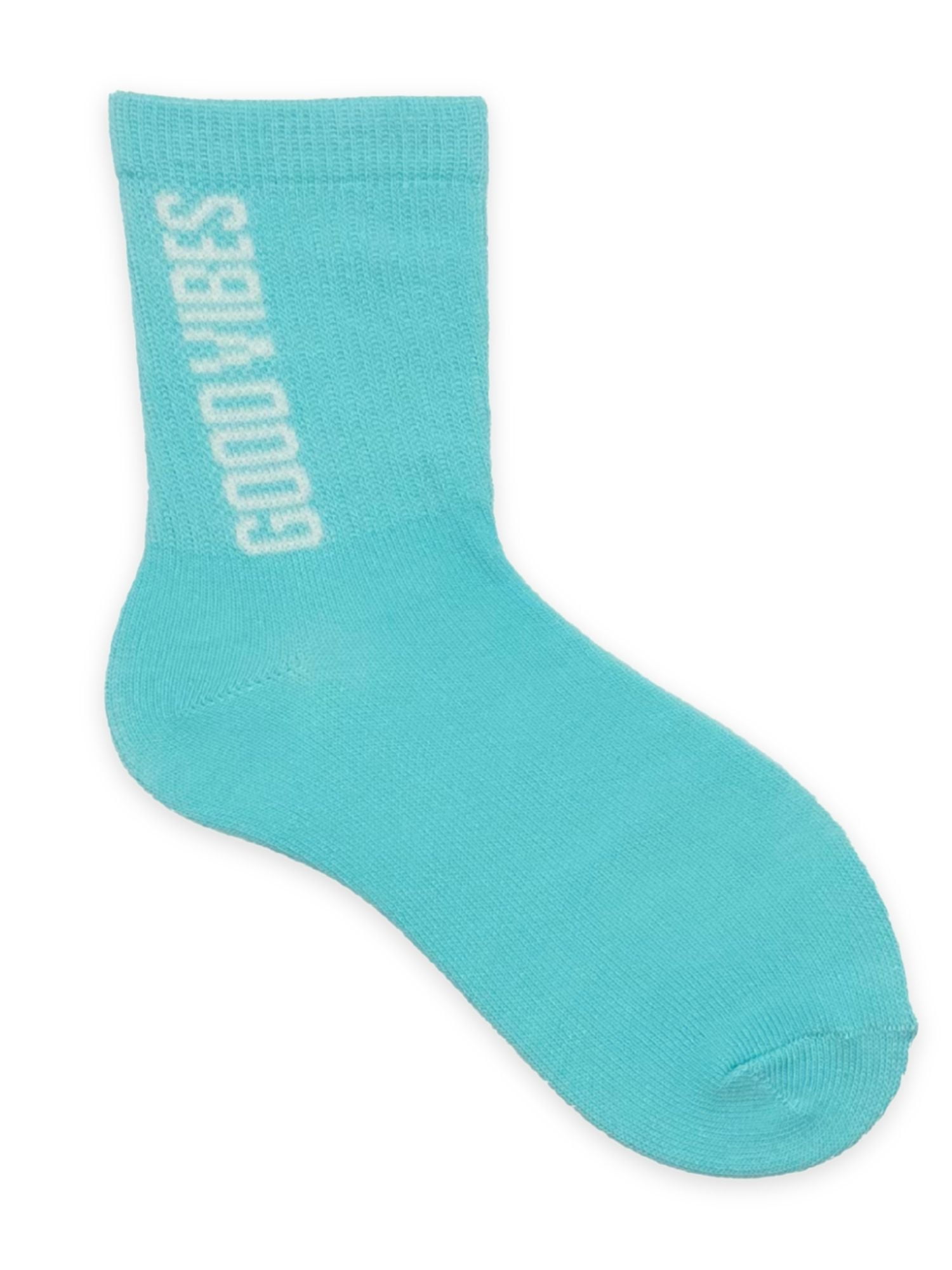 Wonder Nation Girls Mid-Crew Vibes Socks, 10-Pack, Sizes S-L