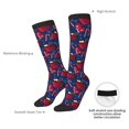 thumbnail image 4 of Susaid Hot Cocoa Snowflake Mittens Print Thermal Winter Socks for Men and Women, Warm Crew Hiking Socks, for Boots and Outdoor Activities, 4 of 6