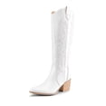 thumbnail image 1 of Bota DREAM PAIRS SDKB224W-W Blanca de Pantorrilla Ancha Talla 8, 1 of 7