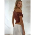 thumbnail image 4 of Soft Touch Asymmetrical Top With Drape Detail, 4 of 4