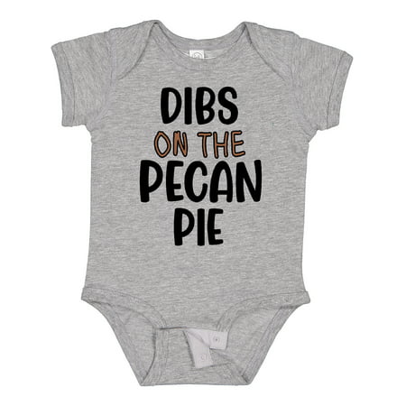 

Inktastic Dibs on the Pecan Pie Funny Thanksgiving Gift Baby Boy or Baby Girl Bodysuit