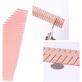thumbnail image 3 of Trianu 4Pcs Plastic Drawer Divider Household Necessities Storage Sub-Grid Finishing Shelves for Home Tidy Closet Stationary Socks Underwear Scarves Organizer, 12.75*2.75 inch, Pink, 3 of 8