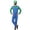 Luigi - Men, variant on Super Brothers Costume, Halloween Family Matching Costumes, Super Bro Fancy Dress Outfits with Hat & Mustache Performance Accessories, Halloween Party Dress up Clothes for Boys, Green/S