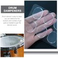thumbnail image 4 of 4 Sheets Drum Accessories Drums Accessories Snare Drum Mute Pad Drum Pad Silica Gel, 4 of 6
