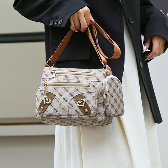 Kedshhgu Multi Layered Bag Women Bag Women's Shoulder Bag Crossbody Bag