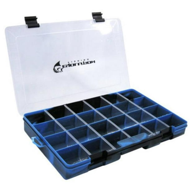 Evolution Outdoor EVT-37002-EV Drift Series 3700 Colored Tackle Tray,  Blue 