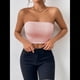 thumbnail image 4 of Tops de Tubo para Mujer, Tops Cortos Sin Tirantes, Básicos, Sin Espalda, Sin Mangas, Bandeau, Atuendos Bonitos para Salir de Verano 2025. Rosa L, 4 of 7