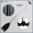 thumbnail image 4 of Five Oceans Canoe Paddle, Canoe Paddles and Boat Hook, Black, 4-Feet Long, Anodized Aluminum Shaft, Reinforced ABS Plastic Blade & Hook, Lightweight - FO1876, 4 of 9