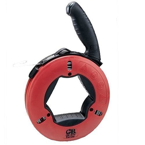 GB Gardner Bender FTS-65R Plated Carbon Steel Fish Tape W/Rubber Grip