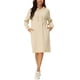 thumbnail image 1 of INSPIRAR CHIC Sudadera Casual para Mujeres con Capucha de Manga Larga Vestido Midi con Bolsillos XL Albaricoque, 1 of 6