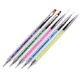 thumbnail image 1 of Dotting PCS y uñas para acrílico de doble extremo Kit de plumas de uñas de uñas artes de uñas cepillo de diseño de casa incluyendo herramientas de salón5, 1 of 8