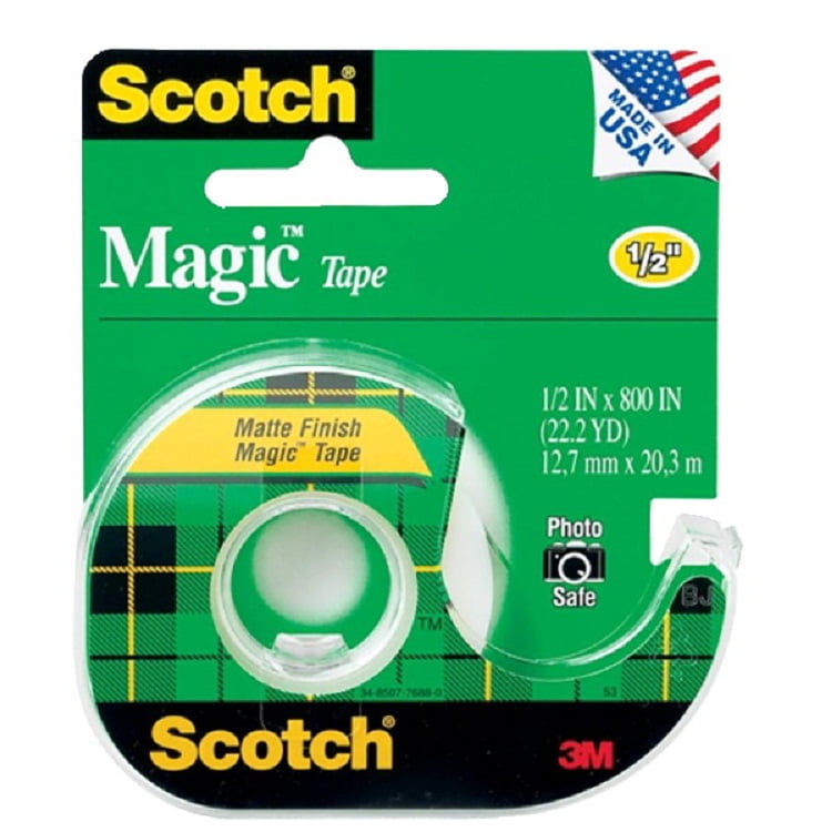 Scotch 040473 Magic PhotoSafe Writable SelfAdhesive Invisible Tape