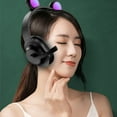 thumbnail image 4 of COFEST Colorful Wired Headphones with Mic for Mobile, Computer, and Gaming - 40mm Drivers, HIFI Sound, Comfortable Design & Foldable, 1.2m Cable, 3.5mm Plug Black, 4 of 7