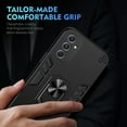 thumbnail image 7 of Phone Case for Samsung Galaxy A54 5G Hybrid Case with Ring Kickstand, Heavy Duty Protection Armor Case with Comfortable Grip Support Magnetic Car Mount for Samsung Galaxy A54 5G - Black, 7 of 7