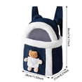 thumbnail image 2 of Warm Breathable Chest Backpack for Small Dogs - Winter Outdoor Carrying Supply, 2 of 5