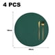thumbnail image 2 of Manteles individuales de cuero, 3 piezas, esteras aislantes redondas de PVC, manteles individuales para restaurante y hotel, posavasos de colores, 2 of 5