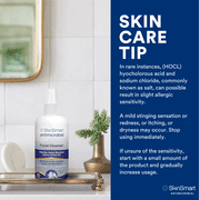 SkinSmart Antimicrobial Facial Cleanser for Breakouts & Blemishes; Hypochlorous Acid Formula Targets Bacteria to Reduce Skin Irritation and Flush Pores Clean, 8 oz Spray, All Ages & All Skin Types