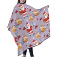 thumbnail image 6 of ZICANCN Hair Cutting Cape for Adults, Cartoon Santa Purple Cape Salon Barber Cape for Hair Stylist Shampoo Capes Waterproof, 55x66 Inches, 6 of 7