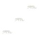 thumbnail image 5 of Escultura de resina Bearachild forma de animal, Decoración Moderna color Blanco, 5 of 6