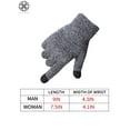 thumbnail image 2 of Luxtrada Winter Knit Gloves Touchscreen Warm Thermal Soft Lining Elastic Cuff Texting Anti-Slip for Women Men (Purple,Women), 2 of 10