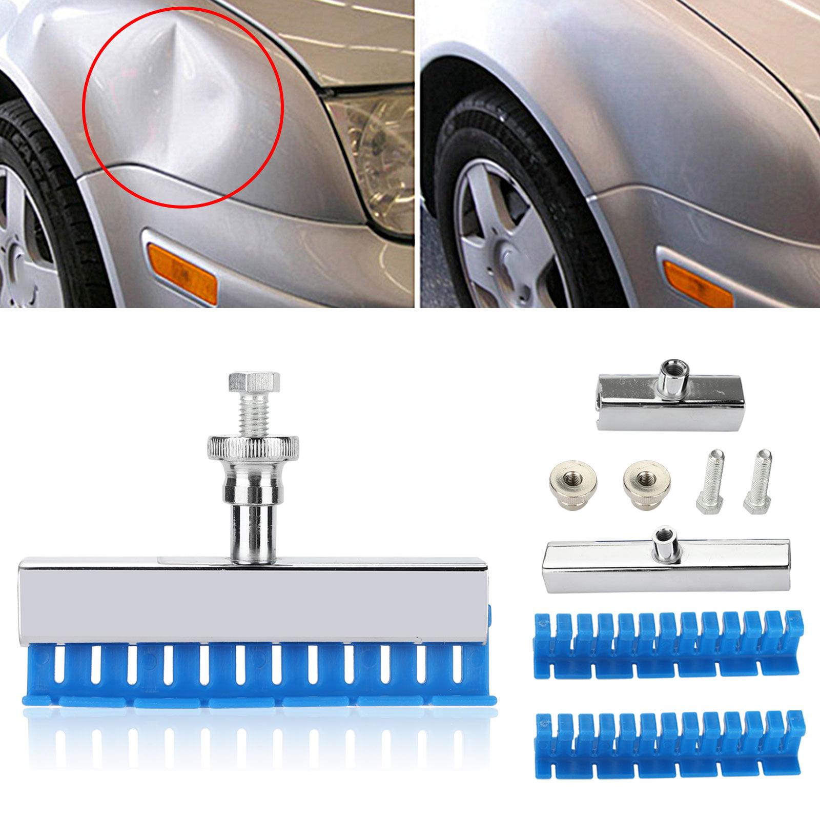 4x Car Body Dent Removal Pulling Tab Paintless Repair Tool Glue Puller Tabs 