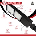 thumbnail image 2 of 300 Watt NextGen II LED Parking Lot Lights - 40,000 Lumen - Super Efficiency 130 Lumen to Watt - 5000K Bright White - Replaces 1000W Halide - LED Shoebox Lights -ARM Mount - With photocell, 2 of 4
