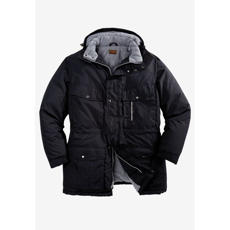 Boulder Creek Men's Big & Tall Fleece-Lined Parka photo 5