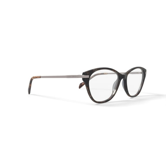 Laura Ashley Women's Cateye Eyeglasses, Bethany, Brown, with Case