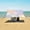 Peach Heart Pattern, variant on Portable Beach Tent Sun Shelter With Ground Pegs Water And Wind Resistant Sun Shade Canopy Angle Adjustable Purple Irises