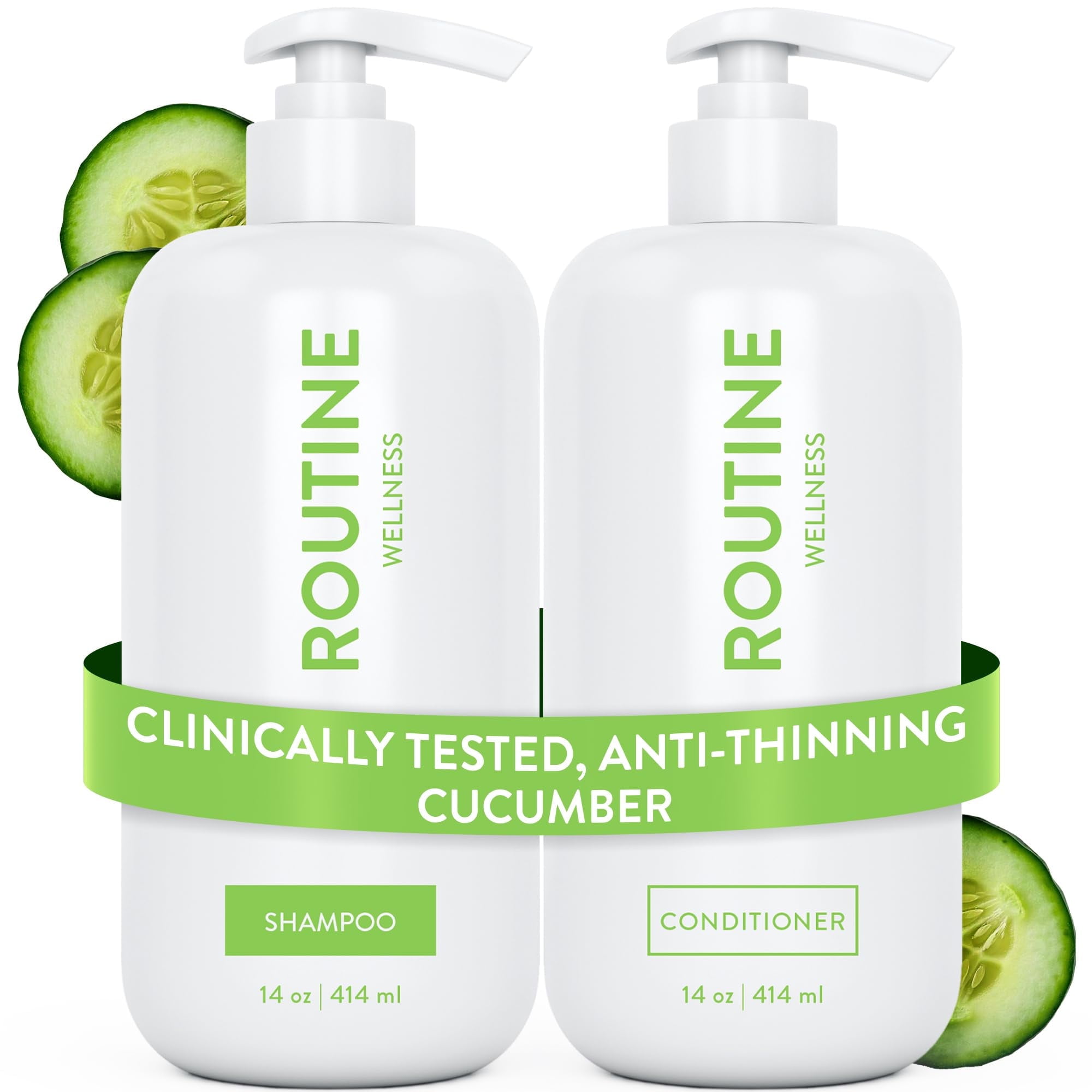 Routine Wellness Anti-Thinning Shampoo and Conditioner Set for