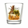 thumbnail image 3 of STP GOODS Hunting 7-Piece Glass Decanter and Shot Glasses Set 1.7 fl oz (50 ml) for 6 Clear Liqueur Glass for Whiskey Vodka Tequila Barware Vintage Decanter Set Retro Glassware, 3 of 8