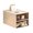 Cream White, variant on Desk Organizer Drawer 13"Wx9"Lx3.3"H Large Desktop Storage Drawers for Printer Paper Clear Stacking Storage Organizer Box for Office, Home, Stationery, Bathroom (Blue, L)