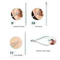 thumbnail image 2 of 16pcs Pedicure & Manicure Tool Kit Portable Nail Clippers Set with Ear Scoop Nail File Trimmer Eyebrow Scissors Dead Skin Removal Tool for Hand Foot Care, 2 of 9