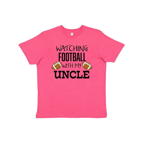 Inktastic Watching Football with my Uncle Youth T-Shirt