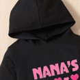 thumbnail image 5 of HCNTES Baby Boy Winter Clothes Baby Toddler Boy Fall Hooded Clothing Set 18 24 Months 2T 3T 4T 5T 6T 7T Letter nana's girl Embroidery Long Sleeve Hoodie and Elastic Sweatpants 2pcs Outfits, 5 of 6