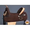 thumbnail image 2 of HILASON 15 Treeless Western Trail Barrel Racing American Leather Saddle | Horse for Horses, 2 of 8