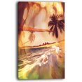 thumbnail image 2 of Plage Tropicale avec Palmiers Courbés, 2 of 3