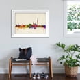 thumbnail image 3 of Art.com Berlin Germany Skyline Art Print by Michael Tompsett, White Frame Wall Art, 44" x 32", 3 of 5