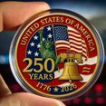 thumbnail image 3 of Celebrating The 250th Anniversary Of The United States 2D Flat Acrylic Printing Of The 250th Anniversary Medal Of The Founding Of The United States, 3 of 8